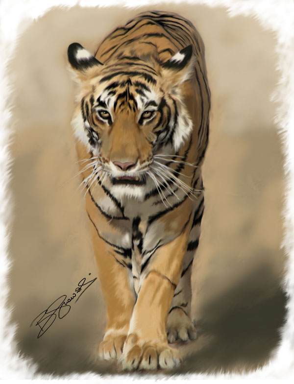 tigress of majesty painting