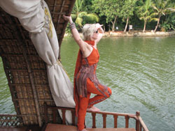 Me on Kerala house boat