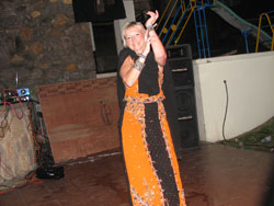 Me dancing at the fire dance Munnar