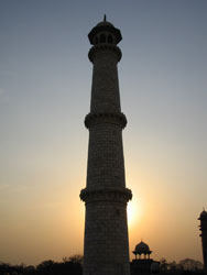 Taj Mahal tower