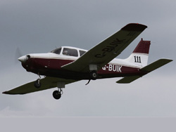 G-BUIK in flight