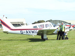 Me and Mick with G-AVWU at Kemble
